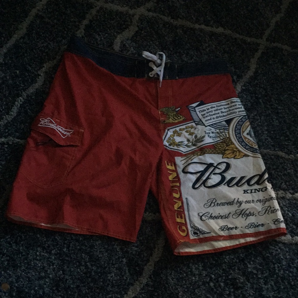 Budweiser swimming trunks size 38